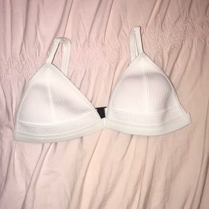 White Triangl Swimsuit Size Small ++